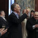 El presidente de Argentina, Mauricio Macri, a su llegada a la cumbre del G-7 en Canadá