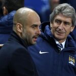 Imagen de archivo de Manuel Pellegrini y Pep Guardiola