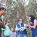 Juan Carlos Suárez-Quiñones, visita el monte pinar de Navafría en el Parque Natural de Guadarrama (Segovia)