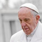 El Papa Francisco, ayer, durante la audiencia especial celebrada por primera vez en sábado