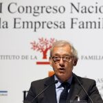 El presidente del Instituto de la Empresa Familiar Isak Andic, durante su intervención en el XIII Congreso de Empresa Familiar