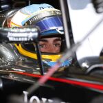 Fernando Alonso, en Silverstone, Inglaterra
