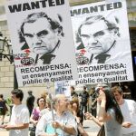 Cuarta protesta de los docentes porque Maragall no les escucha