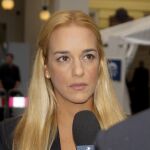 Lilian Tintori, esposa del dirigente opositor venezolano Leopoldo López
