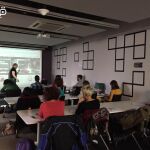 Asistentes a uno de los talleres de emprendedores.