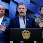 El presidente colombiano, Juan Manuel Santos