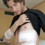 Israel Lancho, en el hospital
