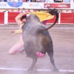 Silveti recibió a portagayola a su primero y fue volteado fuertemente en Aguascalientes