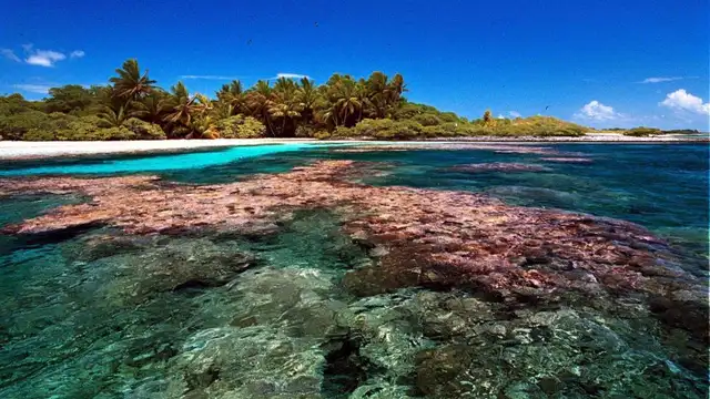 Imagen de las costas de Kiribati Imagen de las costas de Kiribati