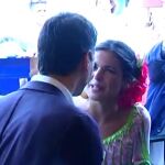 Pedro Sñanchez y Teresa Rodríguez, en l Feria