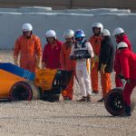 Así fue la salida de pista de Alonso