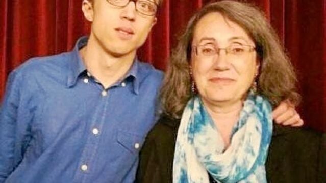 Trinidad Ortega con Íñigo Errejón