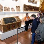 Vista del museo de Sijena, que ayer se abrió al público después de una prolongada lucha judicial