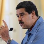 El presidente venezolano, Nicolás Maduro, ayer en Caracas