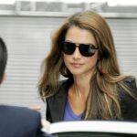 Rania de Jordania, a la salida del hotel en Nueva York