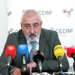 En la imagen, Félix Martín, en una rueda de prensa de CECAP