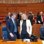Los consejeros Pilar del Olmo, Antonio Silván, Silvia Clemente y Alfonso Fernández Mañueco