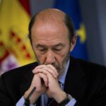 El vicepresidente Alfredo Pérez Rubalcaba