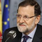 Mariano Rajoy, durante la entrevista con Carlos Alsina