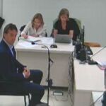 Un momento de la declaración de Lopetegui.