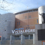Acceso a la plaza de toros de Vistalegre