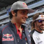 Carlos Sainz y Fernando Alonso