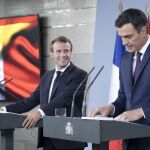 Pedro Sánchez y Emmanuel Macron