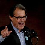 El candidato de Junts pel Sí, Artur Mas