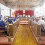 Jesús Julio Carnero preside el pleno extraordinario de ayer de la Diputación de Valladolid
