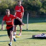 Fernando Torres realiza un ejercicio de potencia y resistencia