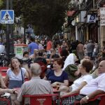 Vista de una de las calles del barrio madrileño de Lavapies
