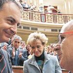 Zapatero y Duran analizan la crisis económica y la nueva financiación