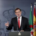 El presidente del Gobierno, Mariano Rajoy