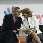 Aguirre quiere que el COI sepa que Madrid organizará los mejores Juegos de la historia