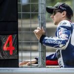 Jorge Lorenzo durante la segunda sesión de entrenamientos en el circuito Masaryk de Brno