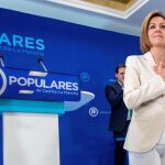 La secretaria general del PP y presidenta del partido en Castilla-La Mancha, María Dolores de Cospedal.