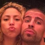 Shakira y Piqué ponen morritos