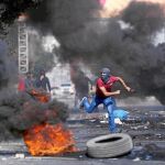 La frontera fue escenario de choques por la tarde