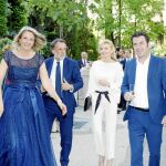 Falcó, José Creuheras, presidente del Grupo Planeta, Columna Martí y Arturo Valls