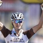 El francés Alexis Vuillermoz ha ganado la etapa de hoy del Tour en el Muro de Bretaña.