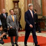 John Kerry durante su reciente visita a Vietnam.