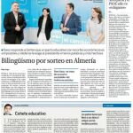 LA RAZÓN ya informó de que en Almería se sorteó el bilingüismo