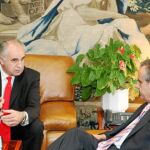 Blasco y Corbacho en una reunión anterior
