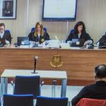 Las magistradas Rocío Martín Hernández, Samantha Romero y Eleonor Moyá Roselló