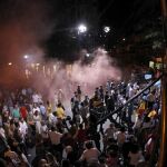 Incidentes en la noche electoral