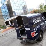 Agentes de policía participan en Ciudad de Panamá (Panamá)