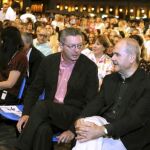 Gallardón con Chaves en el concierto de Baremboim