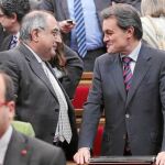 Nadal y Mas exhibieron su sintonía durante la primera sesión de votación