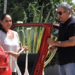 La cantante con su hermano Agustín entrando a la cárcel de Alcalá de Guadaíra el pasado día 5 de junio