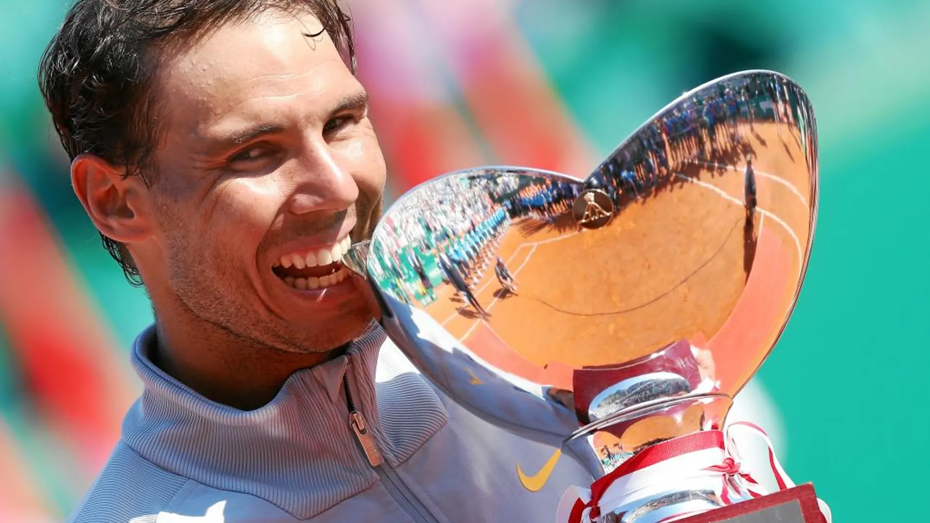 Nadal, con uno de sus once títulos en Montecarlo